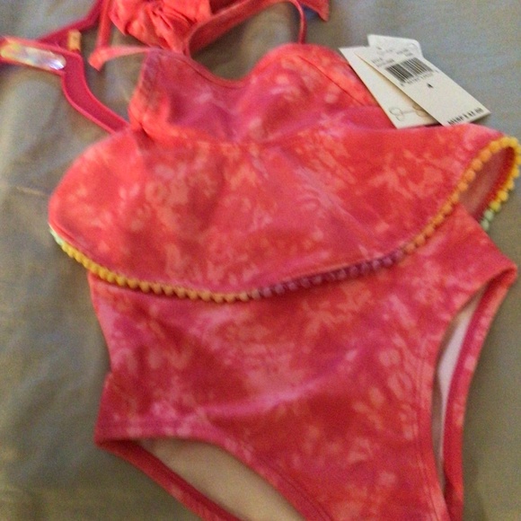 Girls Jessica Simpson swimsuit Size 4 (NWT) - Picture 1 of 4